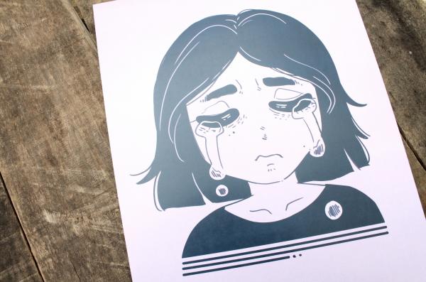 Ghibli Tears 8x10 Print picture