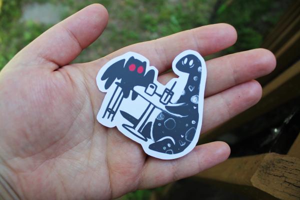 Mothman Nessie Date Sticker picture