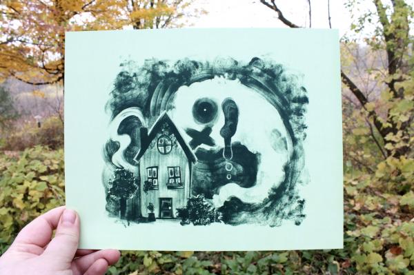 Haunted House 8x10 Print