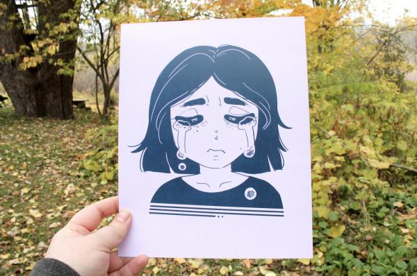 Ghibli Tears 8x10 Print
