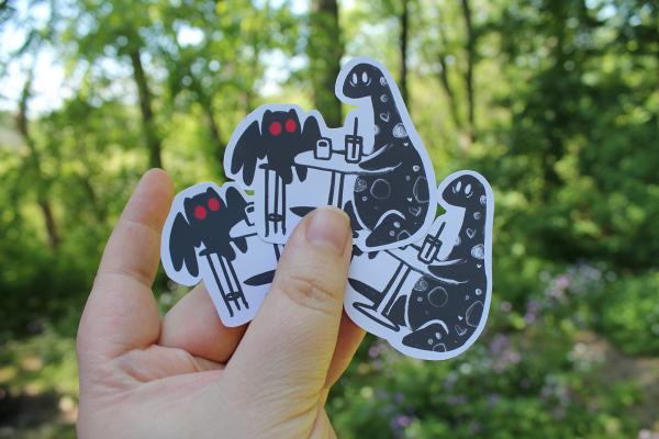 Mothman Nessie Date Sticker picture