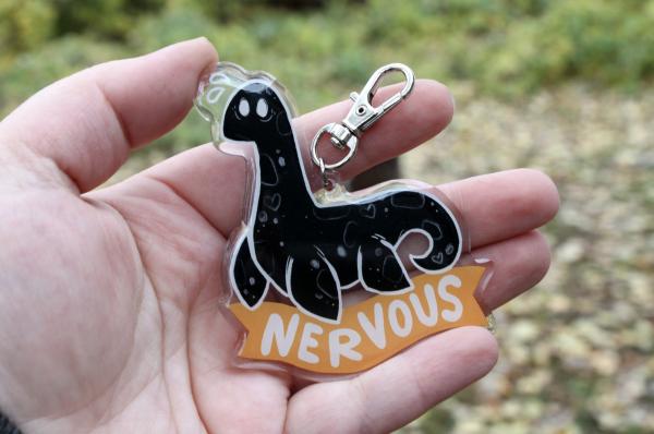 Nervous Nessie Acrylic Charm