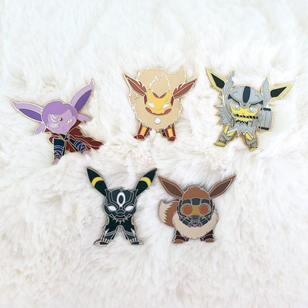 Eevee x Avengers Pin picture