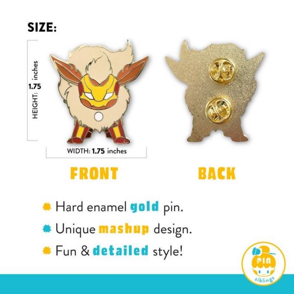 Eevee x Avengers Pin picture