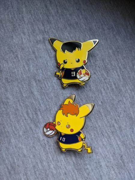 Haikyuu x Pikachu Enamel Pin