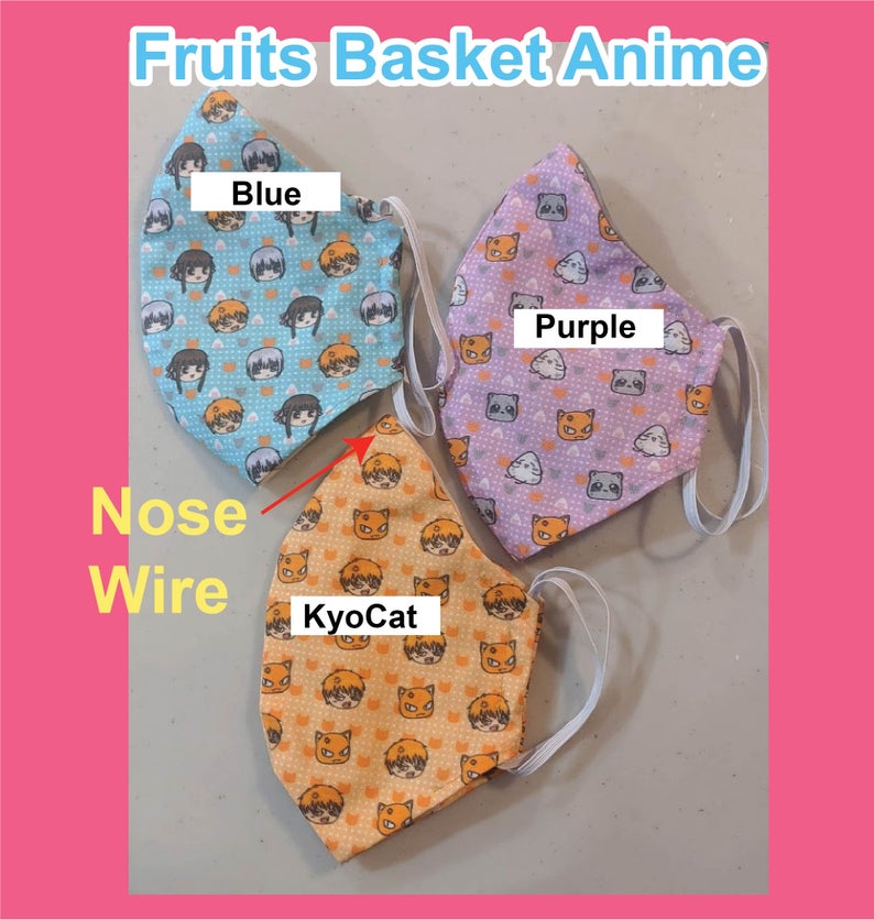 Fruits Basket Face Masks picture