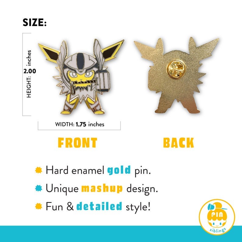 Eevee x Avengers Pin picture