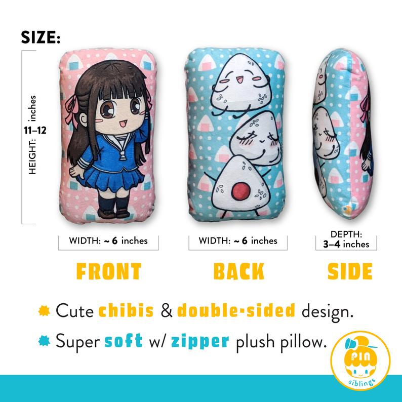 Fruits Basket Anime Plush Pillow Double Sided picture