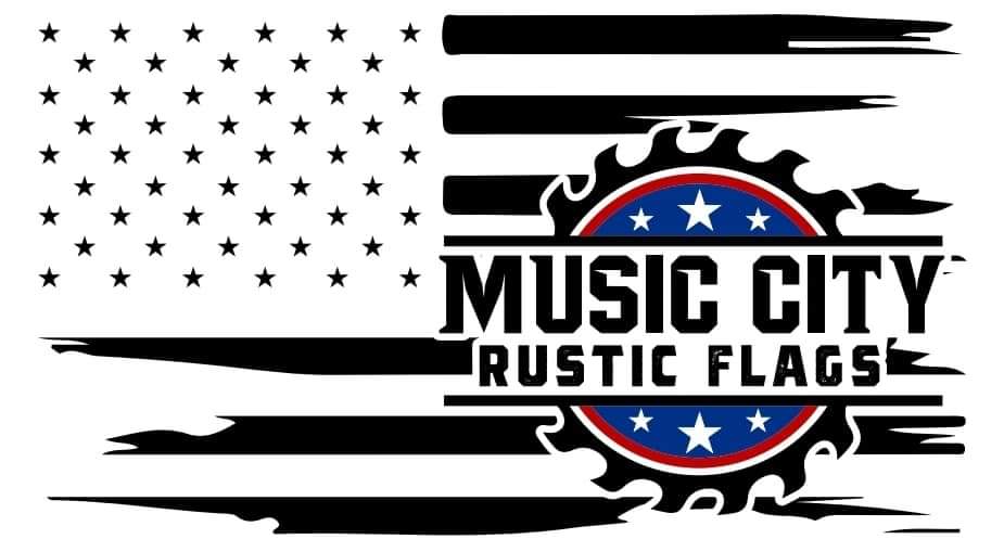 Music City Rustic Flags