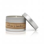 Vetiver + Leather Mini Tin