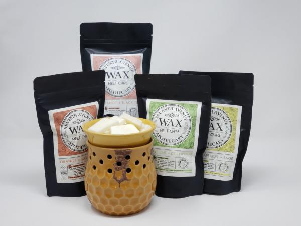 Citrus Scent Wax Chip + Warmer Gift Set