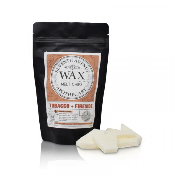 Tobacco + Fireside Wax Melt Chips