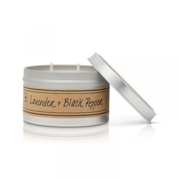 Lavender + Black Pepper Travel Tin
