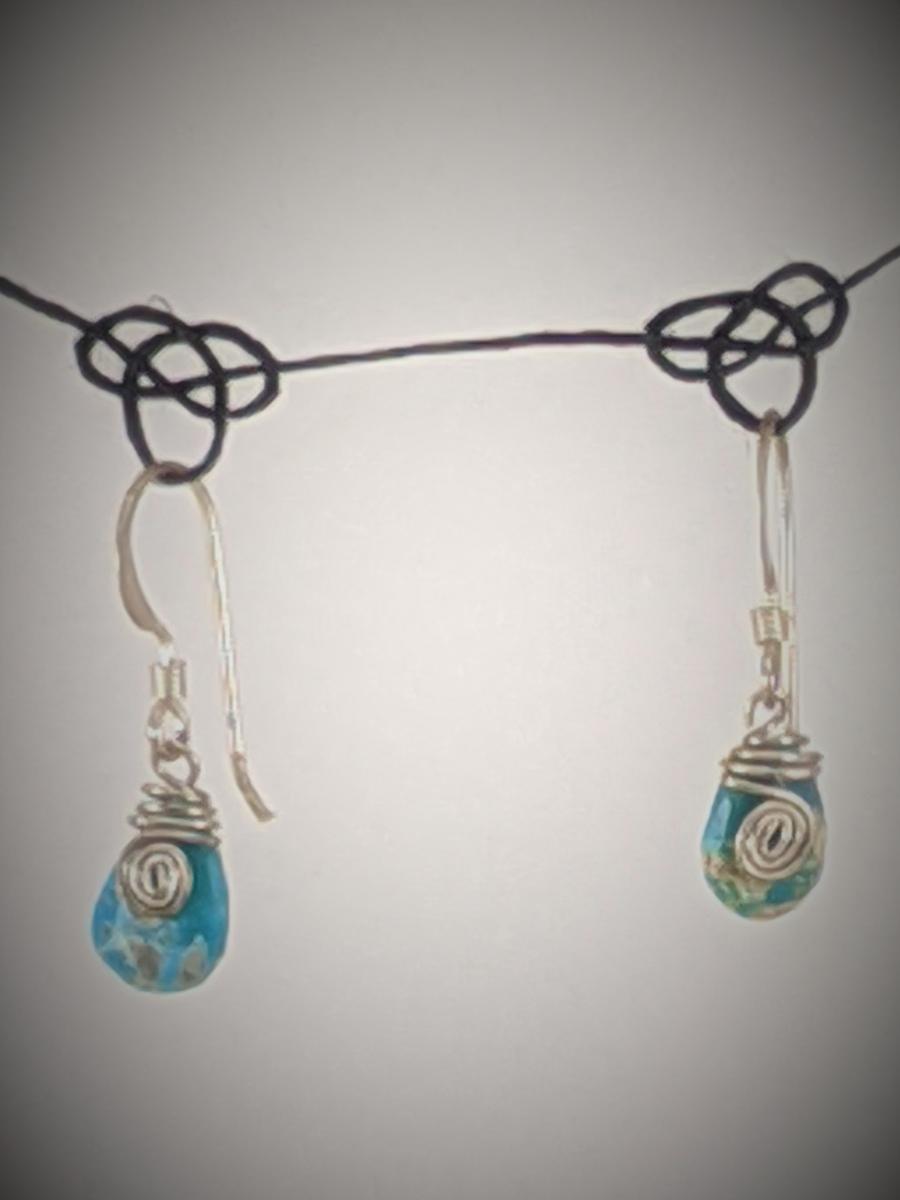 Sleeping Beauty Turquoise Earrings picture