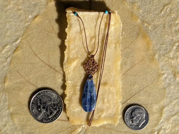 Blue Kyanite Celtic Knot Necklace picture