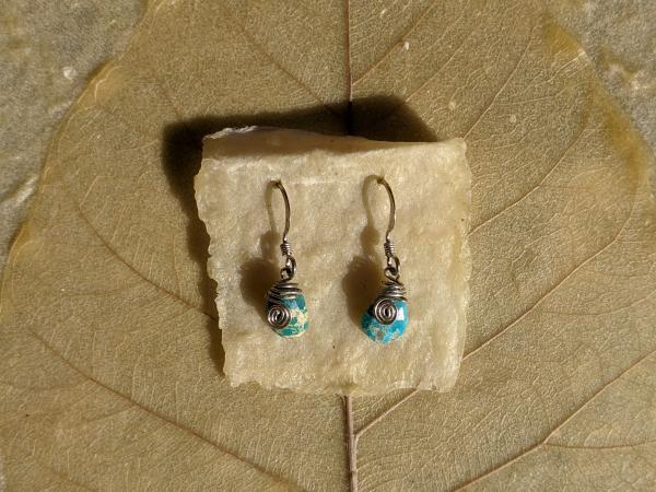 Sleeping Beauty Turquoise Earrings