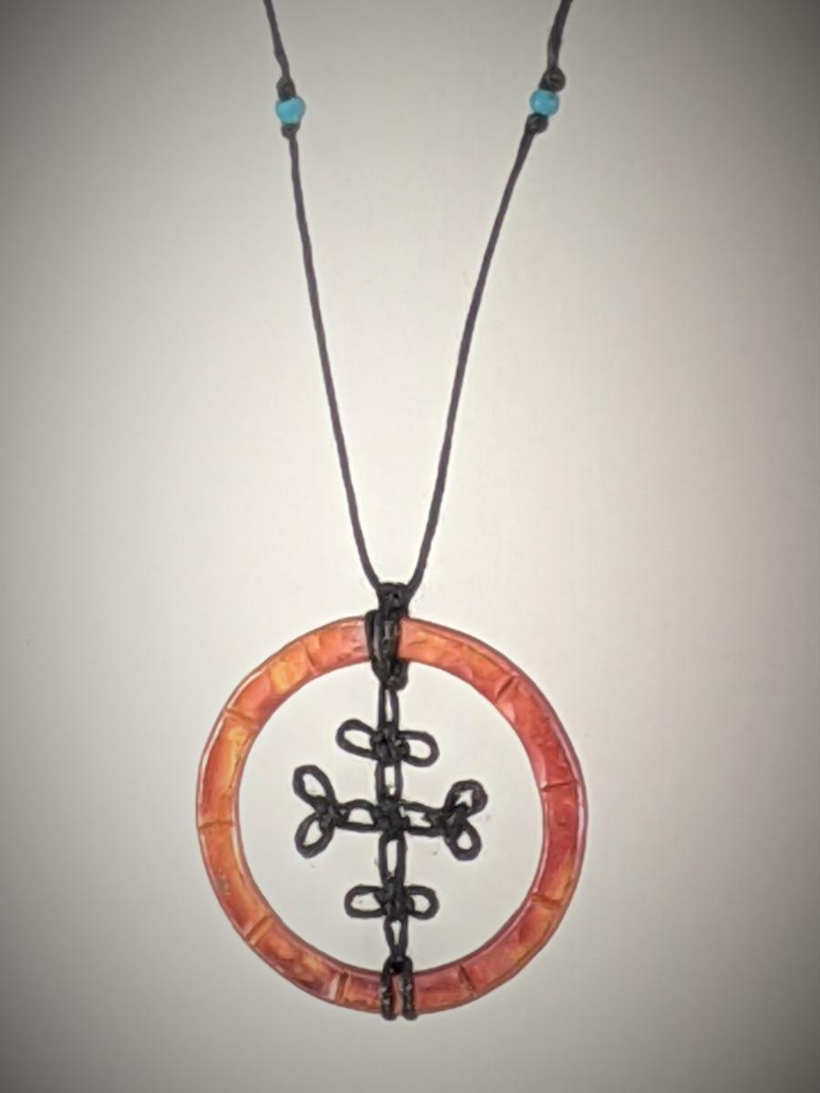 Copper Circle Ju I Knot Necklace picture