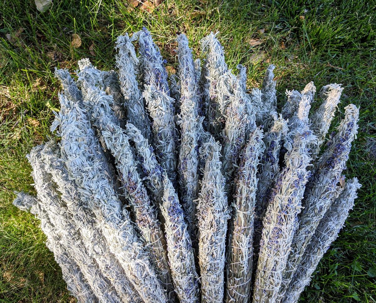 Sage and Sage/Lavender Smudges picture