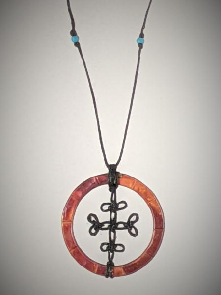 Copper Circle Ju I Knot Necklace picture