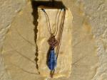 Blue Kyanite Celtic Knot Necklace