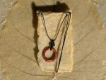 Copper Circle Triquetra Knot Necklace