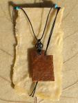 Hammered Copper Utah Triquetra Knot Necklace