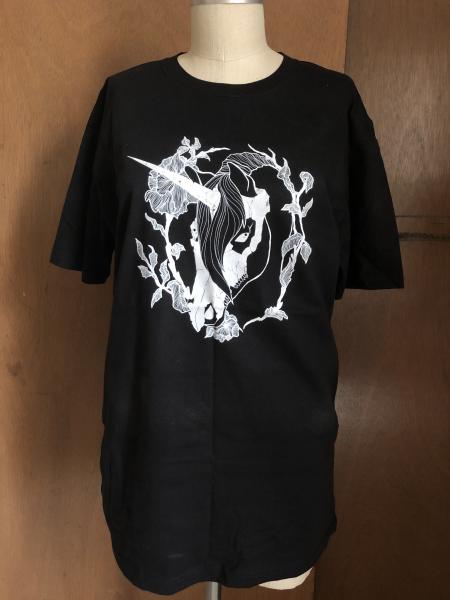 Goth Unicorn T-shirt picture