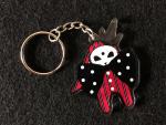 King Bow Bun Keychain