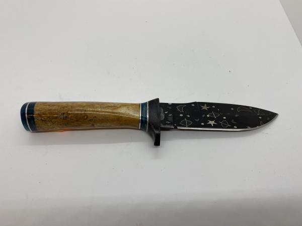 Damascus Hunter Knife picture