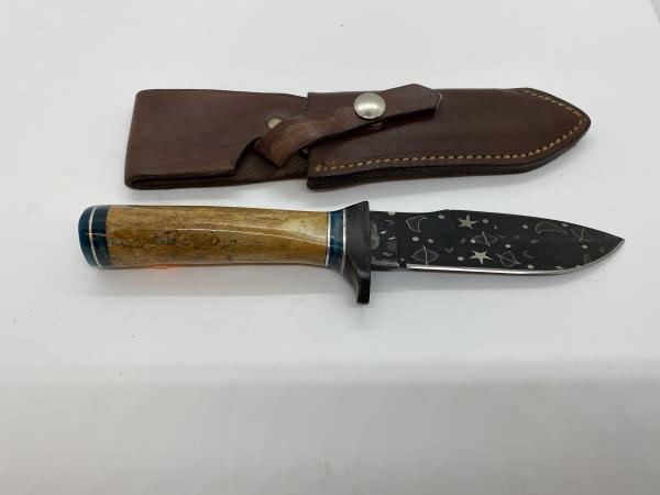 Damascus Hunter Knife picture