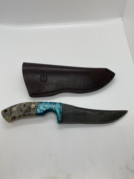 Damascus Fighter Knife picture