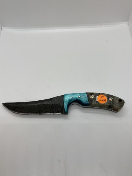 Damascus Fighter Knife