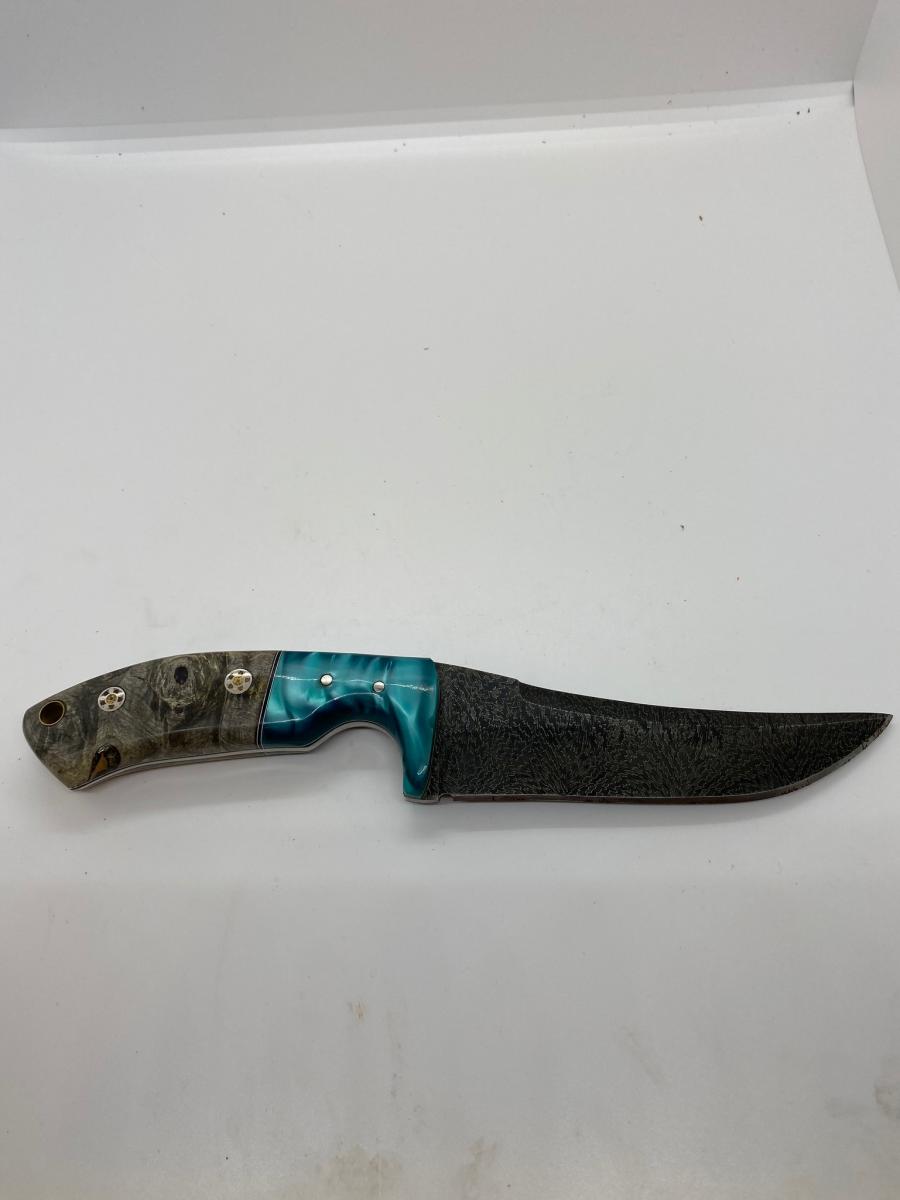 Damascus Fighter Knife picture