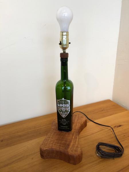 Lucid bottle lamp
