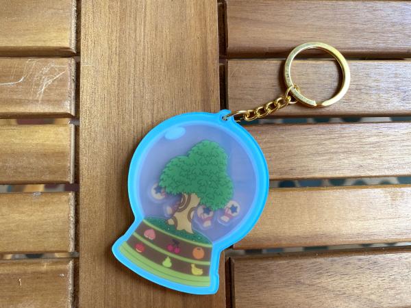 ACNH Money Tree Acrylic Shaker Charm Keychain picture