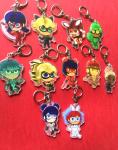 Miraculous Ladybug Acrylic Charm Keychain