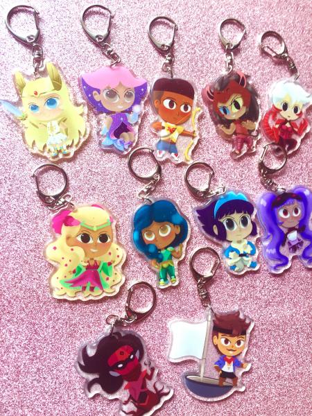 She Ra Acrylic Charm Keychains