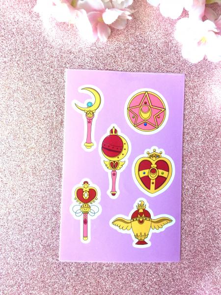 Sailor Moon Vinyl Sticker Sheet picture