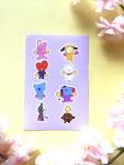 BT21 Vinyl Sticker Sheet