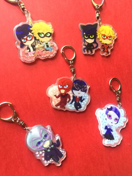 Miraculous Ladybug Acrylic Charm Keychain picture