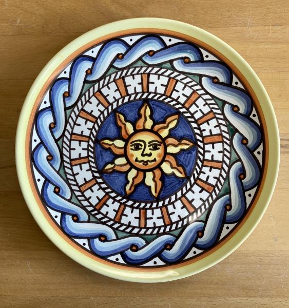 Small Handpainted Sun Plate picture