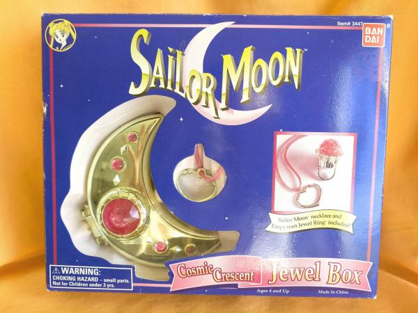 *Pre-owned Sailor Moon Cosmic Crescent Jewel Box - Bandai America 1995 picture