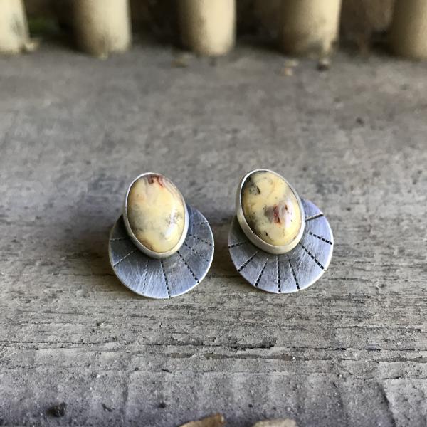 Silver Fan Earrings picture