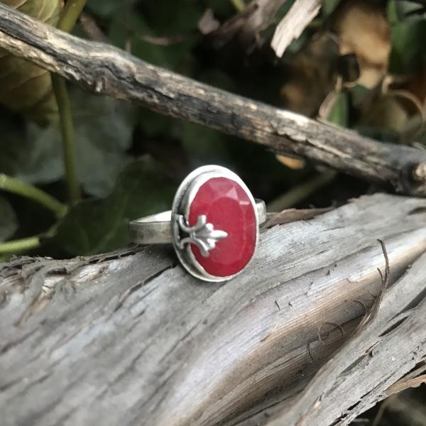Ruby Fleur Ring
