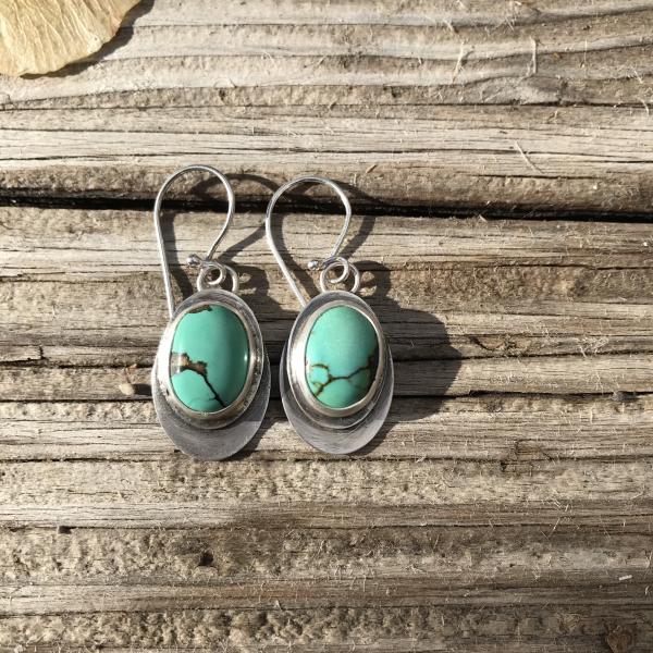 Soft Green Turquoise Earrings picture