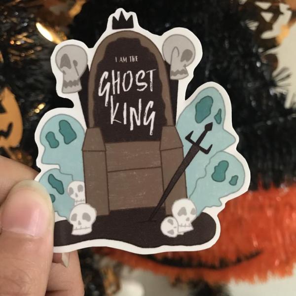 Percy Jackson - Nico di Angelo Ghost King vinyl sticker flake