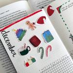 Bookish Christmas Sticker Set