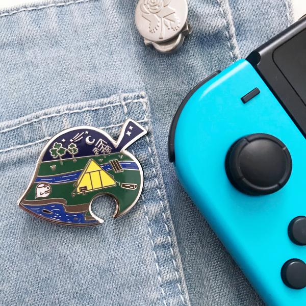 Wispy Night Animal Crossing Enamel Pin picture