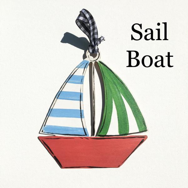 sailboat ornament picture