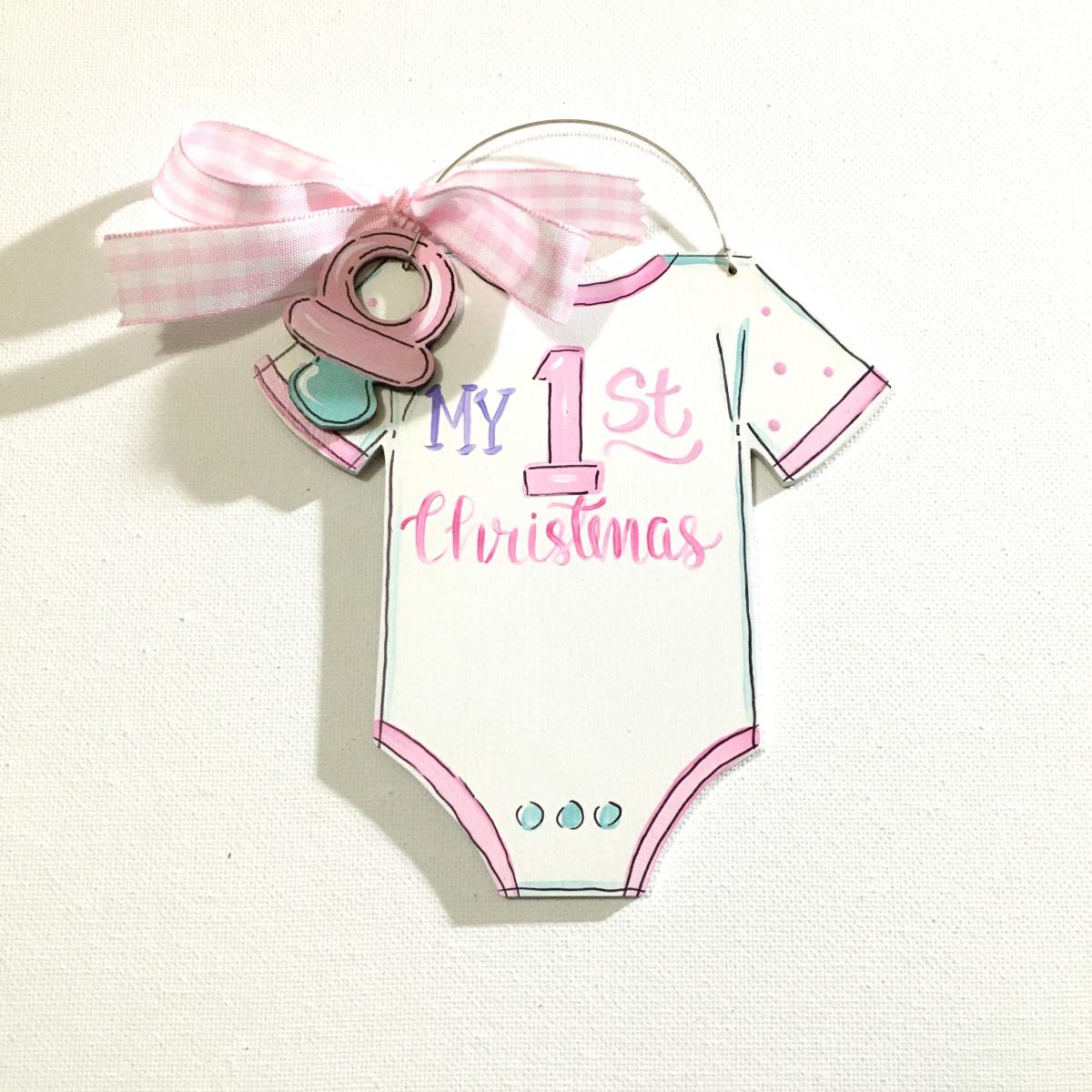 my first christmas ornament picture